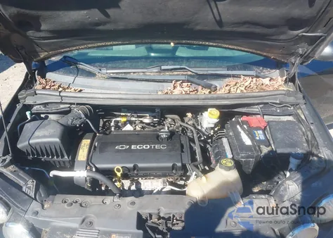 2015 Chevrolet Sonic Lt Auto из США, поврежденный, VIN 1G1JC5SH0F4163799